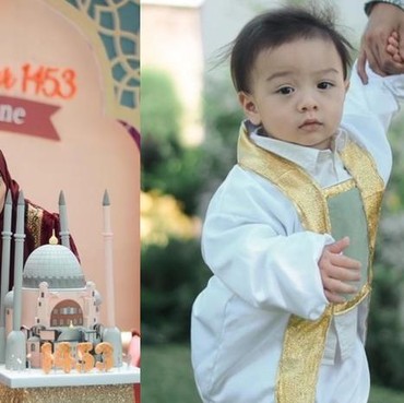 Nuansa Timur Tengah di Ultah Baby Air Anak Ammar Zoni & Irish Bella