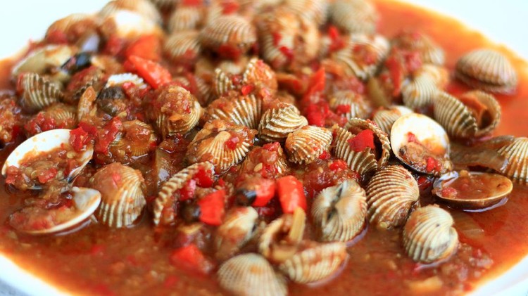 Resep Kerang Dara Saus Padang