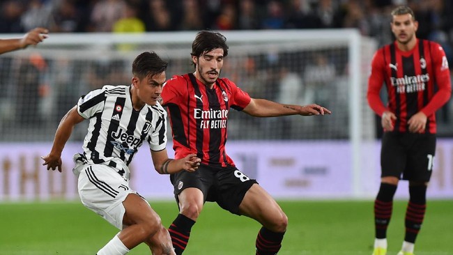 Juventus dan AC Milan bermain imbang dalam pertandingan Liga Italia yang berlangsung di Stadion Allianz, Senin (20/9) dini hari waktu Indonesia.
