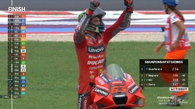 VIDEO: Highlights MotoGP San Marino, Bagnaia Sempurna
