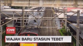 VIDEO: Wajah Baru Stasiun Tebet