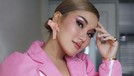 Penampilan Ayu Ting Ting memakai outfit pink ala idol K-Pop Korea tuai pujian&period; Yuk kita intip potretnya&excl;