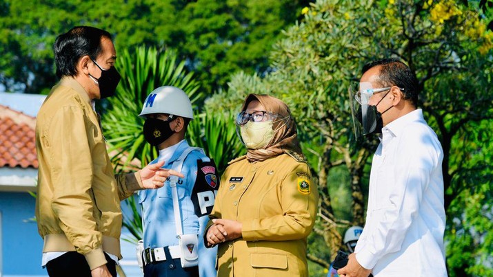 Jokowi bertolak menuju Provinsi Banten dalam rangka kunjungan kerja (Biro Pers Sekretariat Presiden/Laily Rachev)