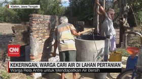 VIDEO: Kekeringan, Warga Cari Air di Lahan Pertanian