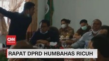 VIDEO: Rapat DPRD Humbahas Ricuh