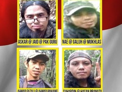 Diminta Menyerah, Ini Tampang 4 DPO MIT Poso yang Tersisa