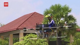 VIDEO: Intip Drone Raksasa Buatan Kamboja, Bisa Angkut Orang