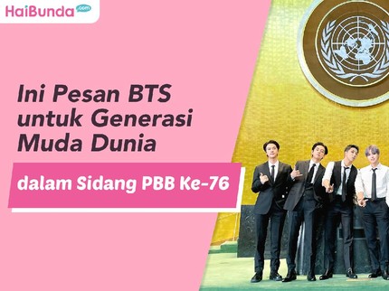 Ini Pesan BTS untuk Generasi Muda Dunia dalam Sidang PBB ke-76