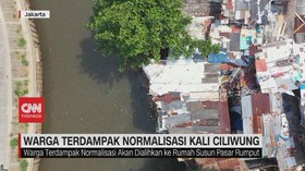 VIDEO: Warga Terdampak Normalisasi Kali Ciliwung