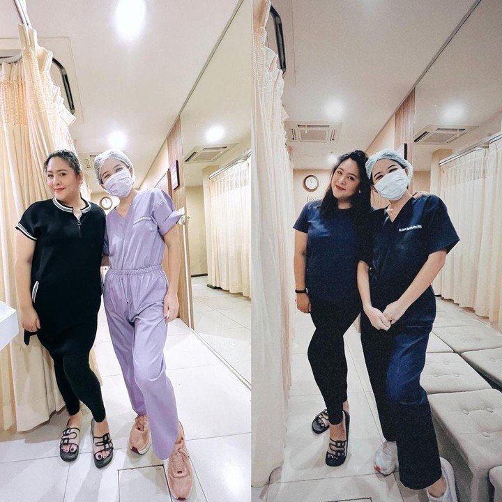 <p>Audy tak sembarangan mengatur pola makannya ya, Bunda. Ibu dua anak ini berkonsultasi langsung dengan dokter lho. Ya, ia membagikan foto bersama dokter Cissie, yang kini memang viral setelah berhasil membantu banyak artis dalam menurunkan berat badannya. (Foto: Instagram @audyitem)</p>