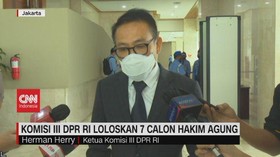 VIDEO: Komisi Tiga Loloskan 7 Calon Hakim Agung