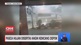 VIDEO: Pasca Hujan Disertai Angin Kencang Depok