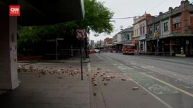 VIDEO: Gempa 5,8 Magnitudo Guncang Melbourne