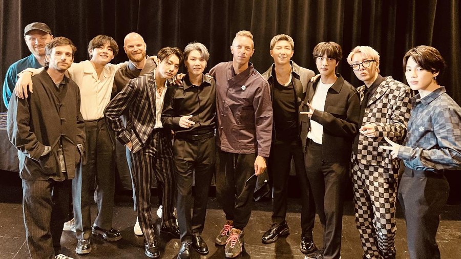 BTS dan Coldplay