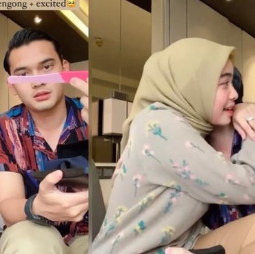 Detik-detik Istri Ikbal Fauzi Kasih Kejutan Unik Umumkan Kehamilan