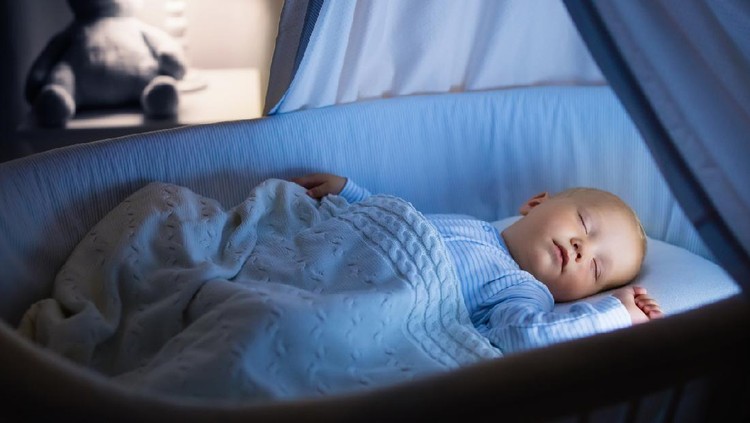 Ilustrasi bayi tidur Ilustrasi bayi tidur