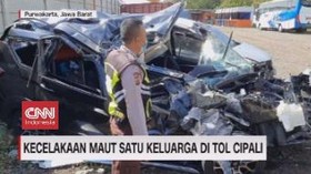 VIDEO: Kecelakaan Maut Satu Keluarga di Tol Cipali