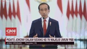 VIDEO: Pidato Jokowi Dalam Sidang ke-76 Majelis Umum PBB