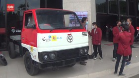 VIDEO: Ini Dia Truk Listrik Buatan Mahasiswa Surabaya