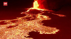 VIDEO: Aliran Lava Gunung Cumbre Vieja Mendekat ke Laut
