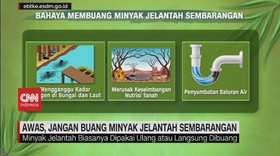 VIDEO: Awas, Jangan Buang Minyak Jelantah Sembarangan