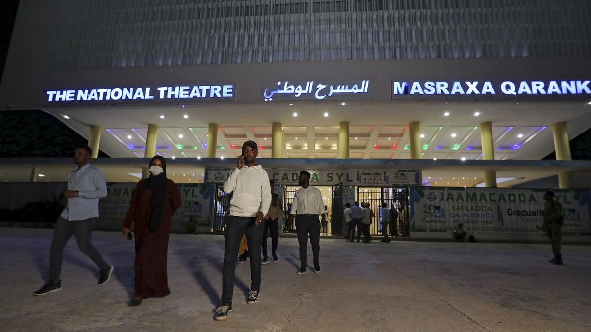FOTO: Bioskop Somalia Dibuka Setelah Puluhan Tahun Tutup