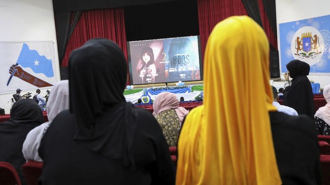 FOTO: Bioskop Somalia Dibuka Setelah Puluhan Tahun Tutup
