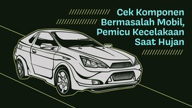 INFOGRAFIS: Komponen Bermasalah Mobil Picu Bahaya Saat Hujan