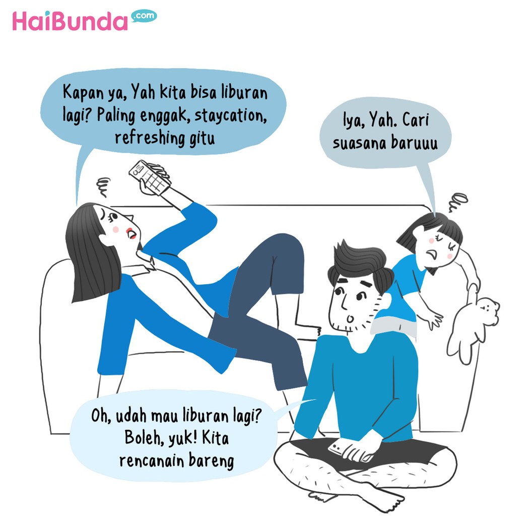 Komik Traveloka Refreshing Bebas Cemas Bun