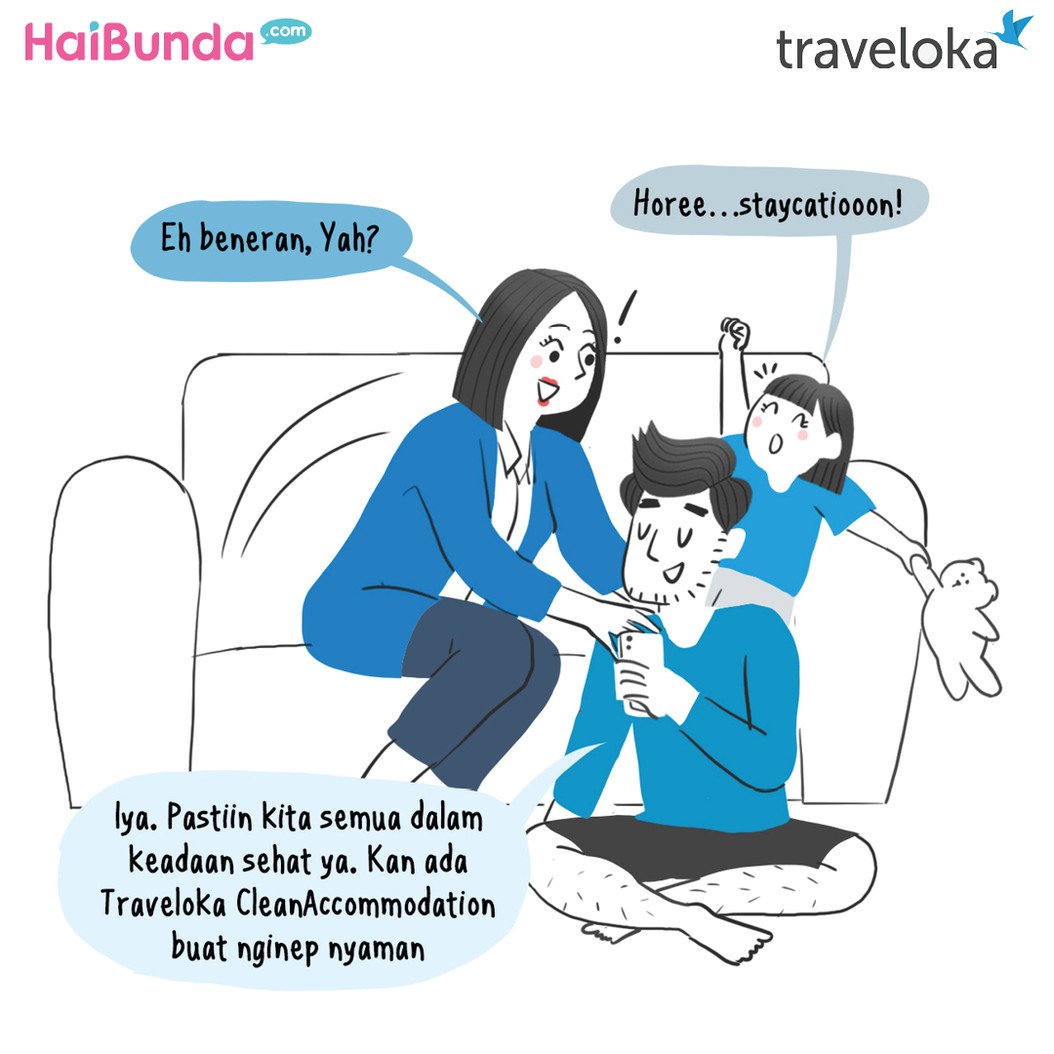 Komik Traveloka Refreshing Bebas Cemas Bun