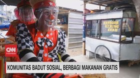 VIDEO: Komunitas Badut Sosial, berbagi Makanan Gratis