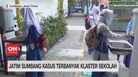 VIDEO: Jatim Sumbang Kasus Terbanyak Klaster Sekolah