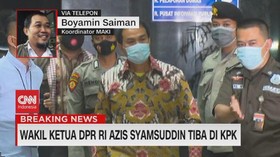 VIDEO: Wakil Ketua DPR RI Azis Syamsuddin Tiba di KPK
