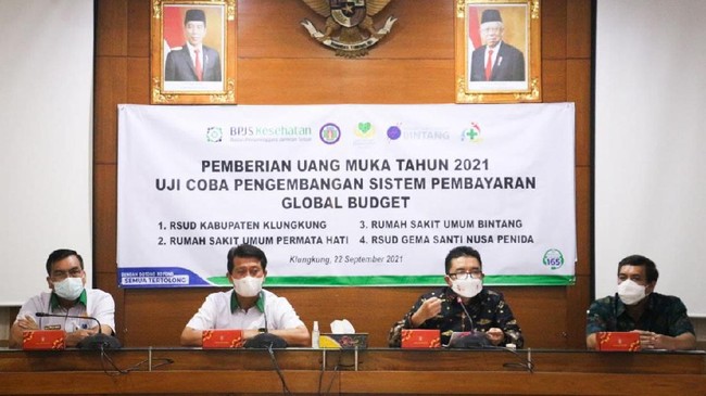 Uji coba penerapan sistem global budget di 4 rumah sakit Kabupaten Klungkung, Bali itu bertujuan menyeimbangkan mutu dengan biaya pelayanan kesehatan.