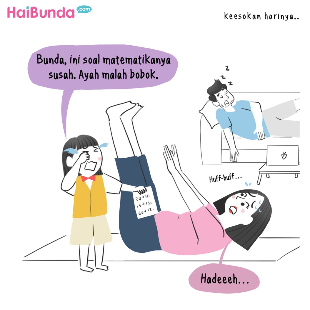 komik olahraga di rumah