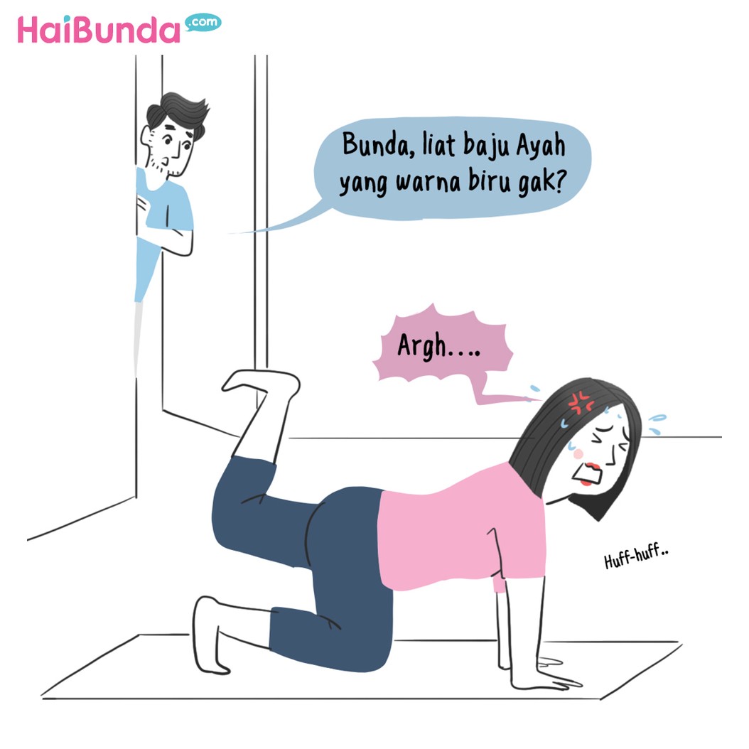 komik olahraga di rumah