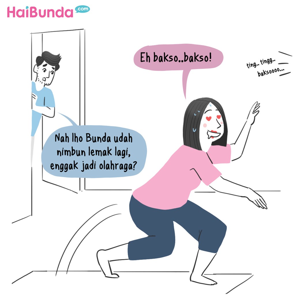 komik olahraga di rumah