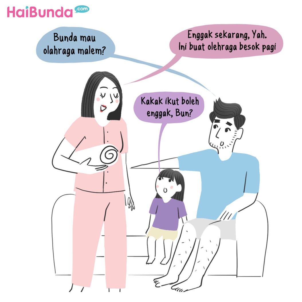 komik olahraga di rumah