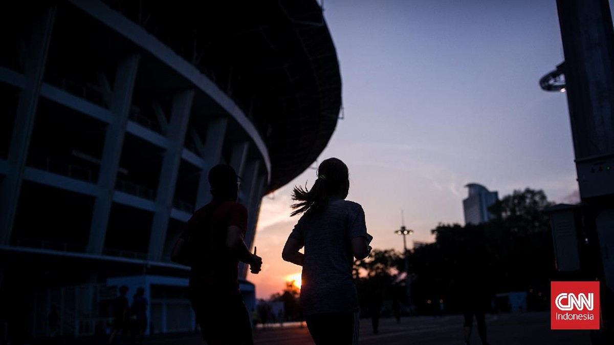 FOTO: Melepas Keringat di GBK