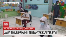 VIDEO: Jatim Provinsi Terbanyak Klaster PTM