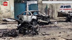 VIDEO: Bom Mobil Meledak Dekat Istana Presiden Somalia