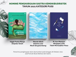 5 Buku Terbitan GPU Dinominasikan di Penghargaan Sastra 2021