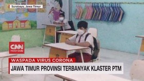 VIDEO: Jawa Timur Provinsi Terbanyak Klaster PTM