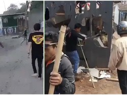 Heboh Markas Ormas di Perbatasan Sukabumi-Cianjur Dirusak Massa