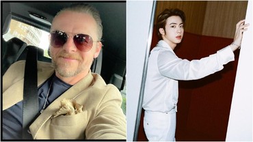 Jin BTS Diajak Main Drama Korea oleh Produser Hollywood Simon Pegg