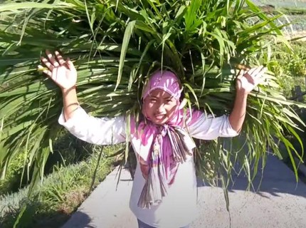 7 Potret Pedangdut Cantik Alih Profesi Jadi Petani, Rela Nyangkul Sendiri Bun