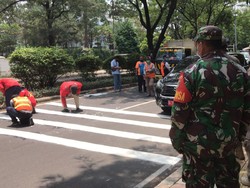 Polisi Tidur di Pulomas yang Diprotes Pesepeda Kini Dibuat Sesuai Standar
