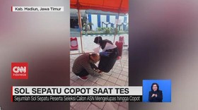 VIDEO: Sol Sepatu Copot Saat Tes