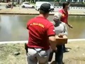 VIDEO: Detik-detik Penangkapan Manusia Silver Pensiunan Polri