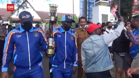 VIDEO: Api Pon XX Mulai Diarak Menuju Jayapura